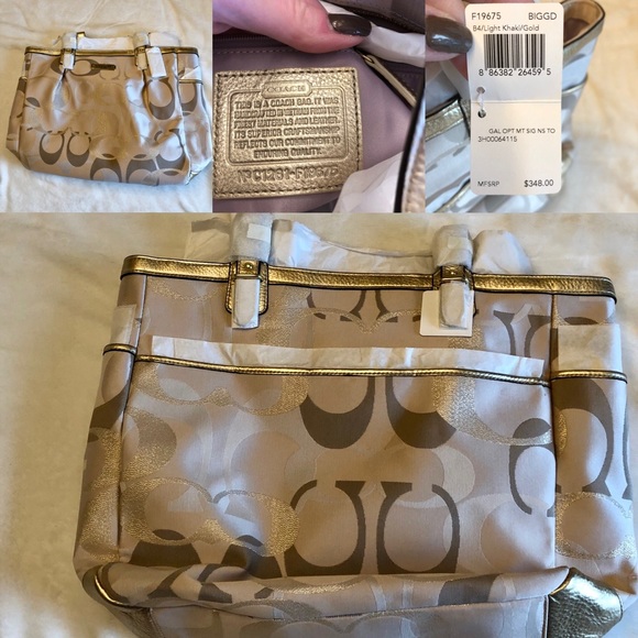 Coach Gallery Tote F19675 - Picture 2 of 2